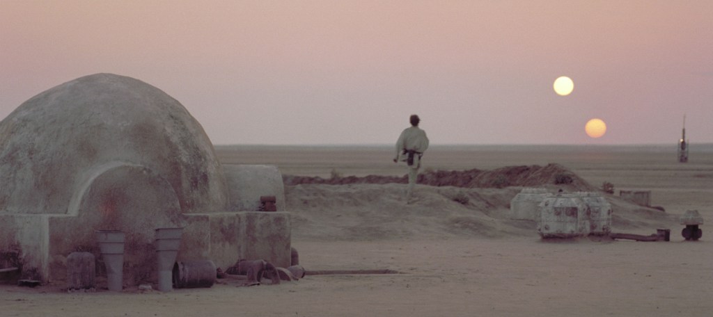 Doble ocaso en Tatooine (canta Luke Skywalker)
